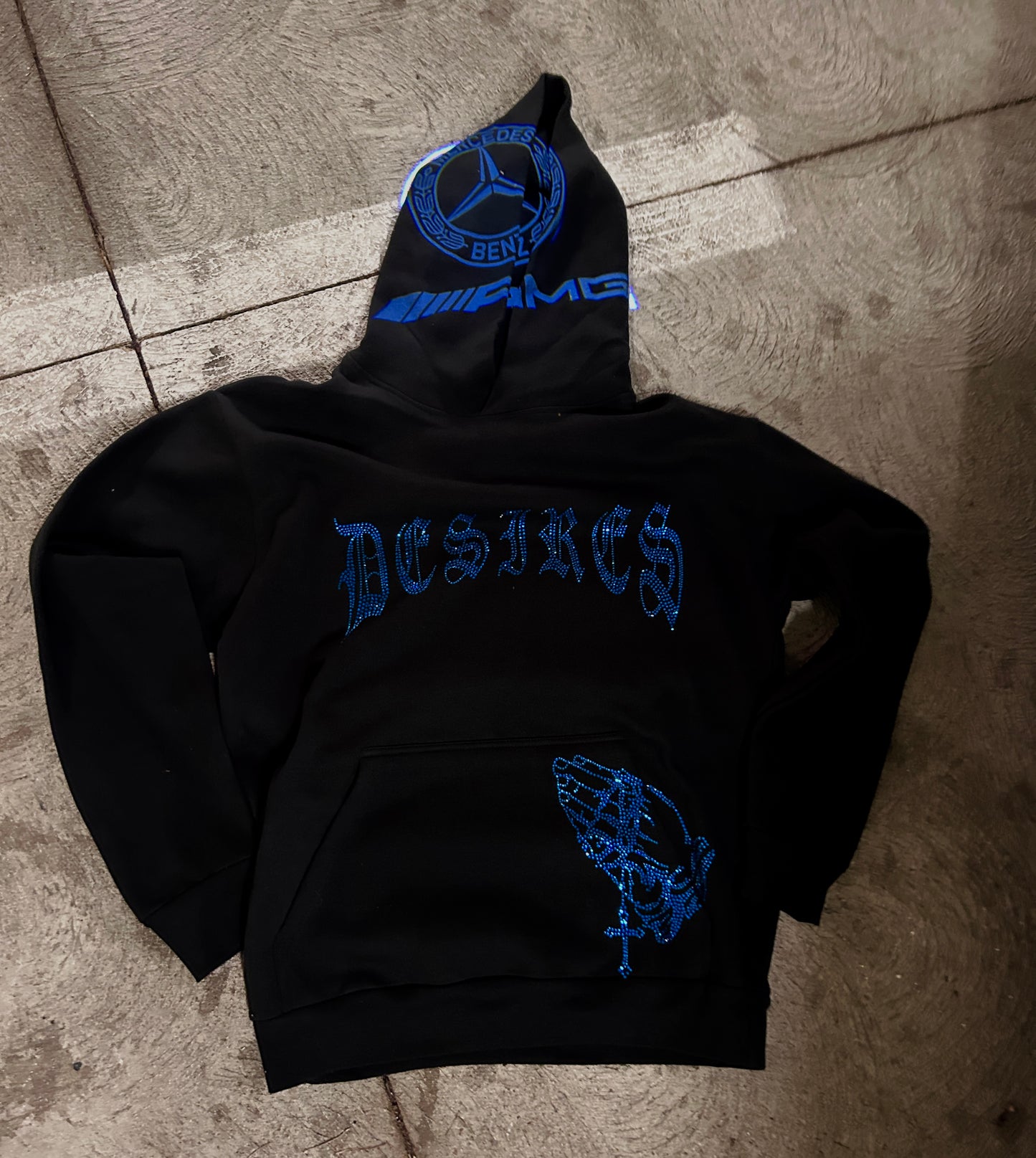 PRAYER HOODIE ( BLUE )