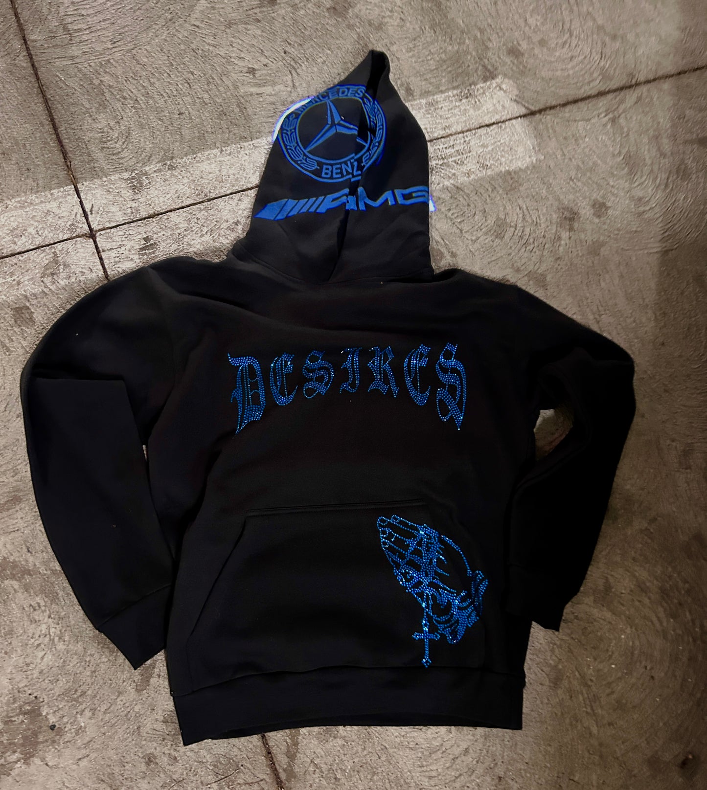 PRAYER HOODIE ( BLUE )