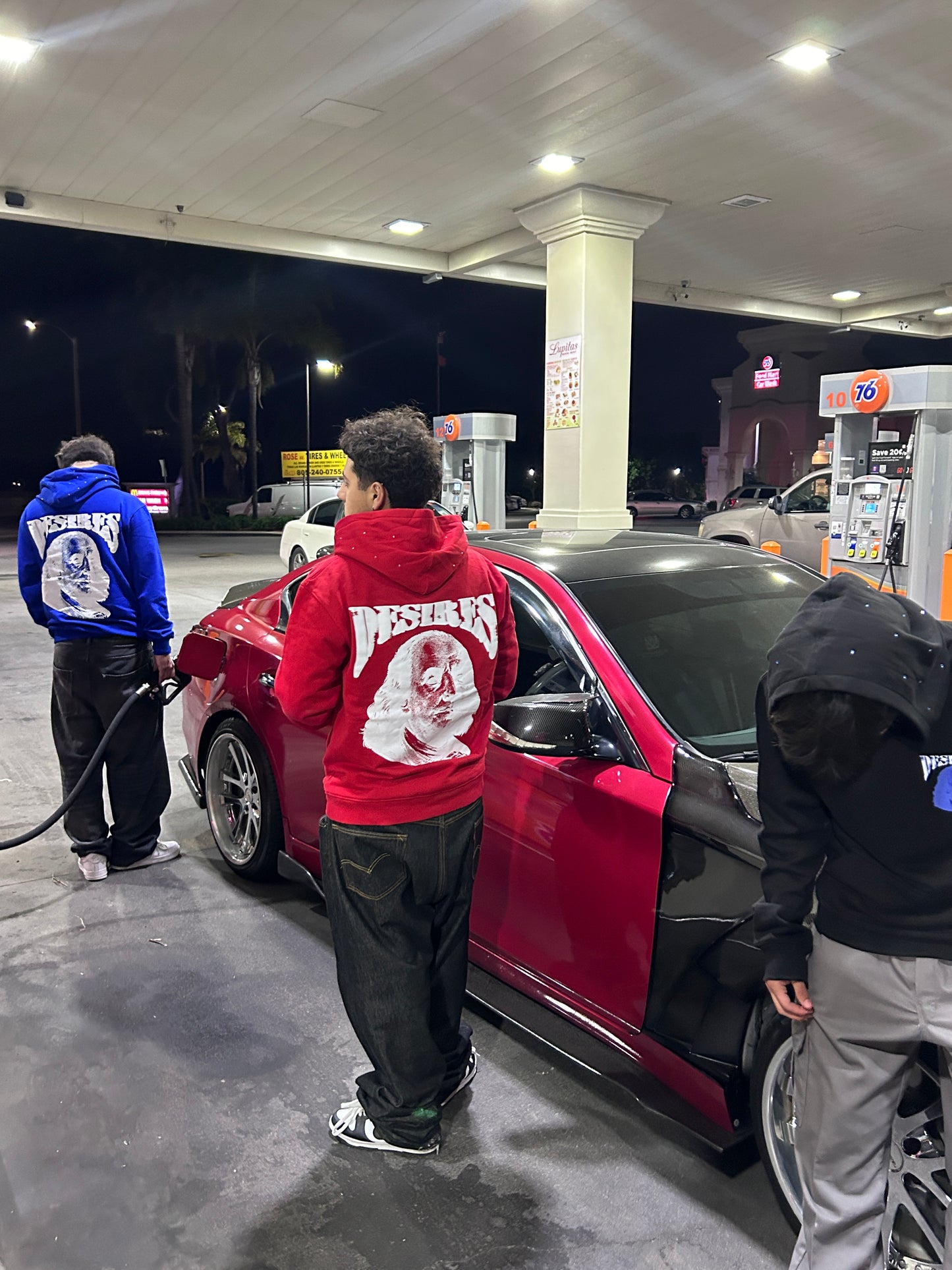 Red Benjy Hoodie